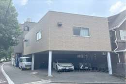 小山下総町ガレージ付き事務所外観写真