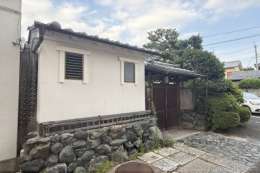 百万遍市中の山居　商いの町家外観写真